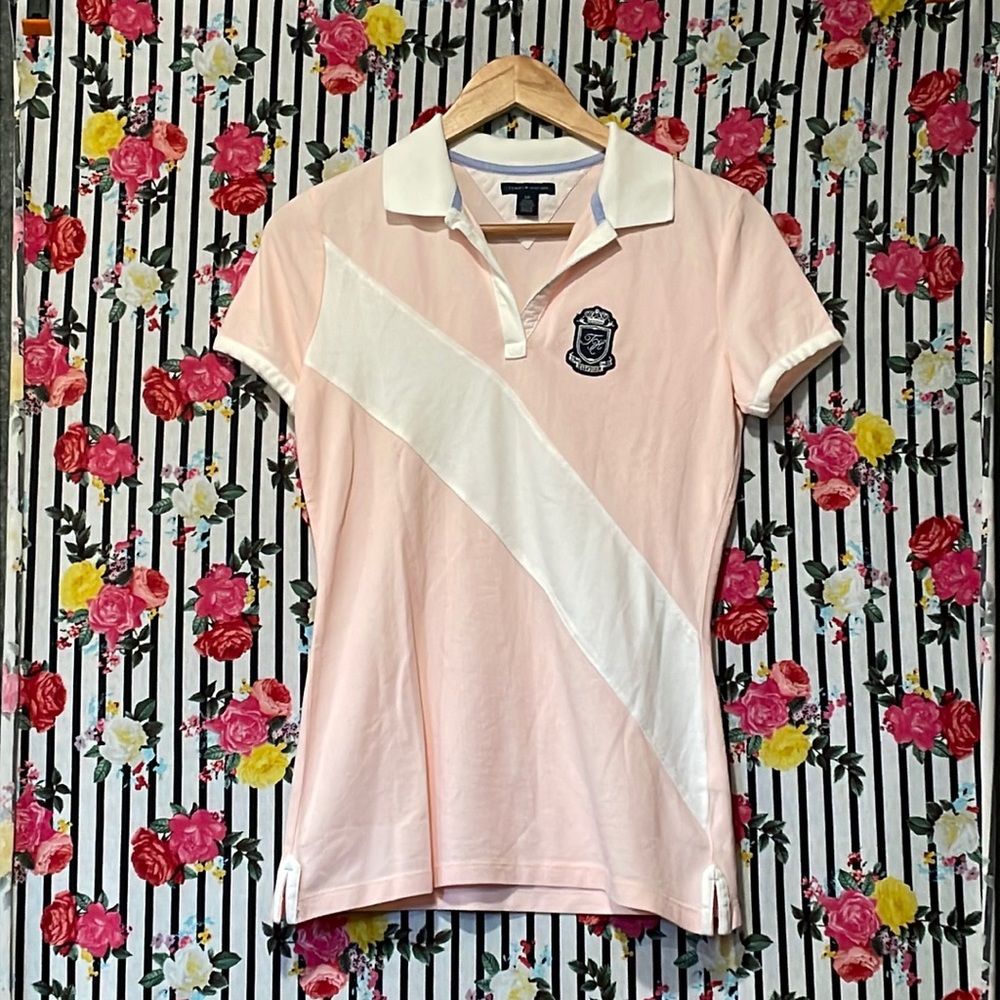 Tommy Hilfiger pink polo, women SP